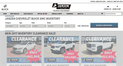 Desktop Screenshot of janzenchevrolet.ca