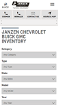 Mobile Screenshot of janzenchevrolet.ca